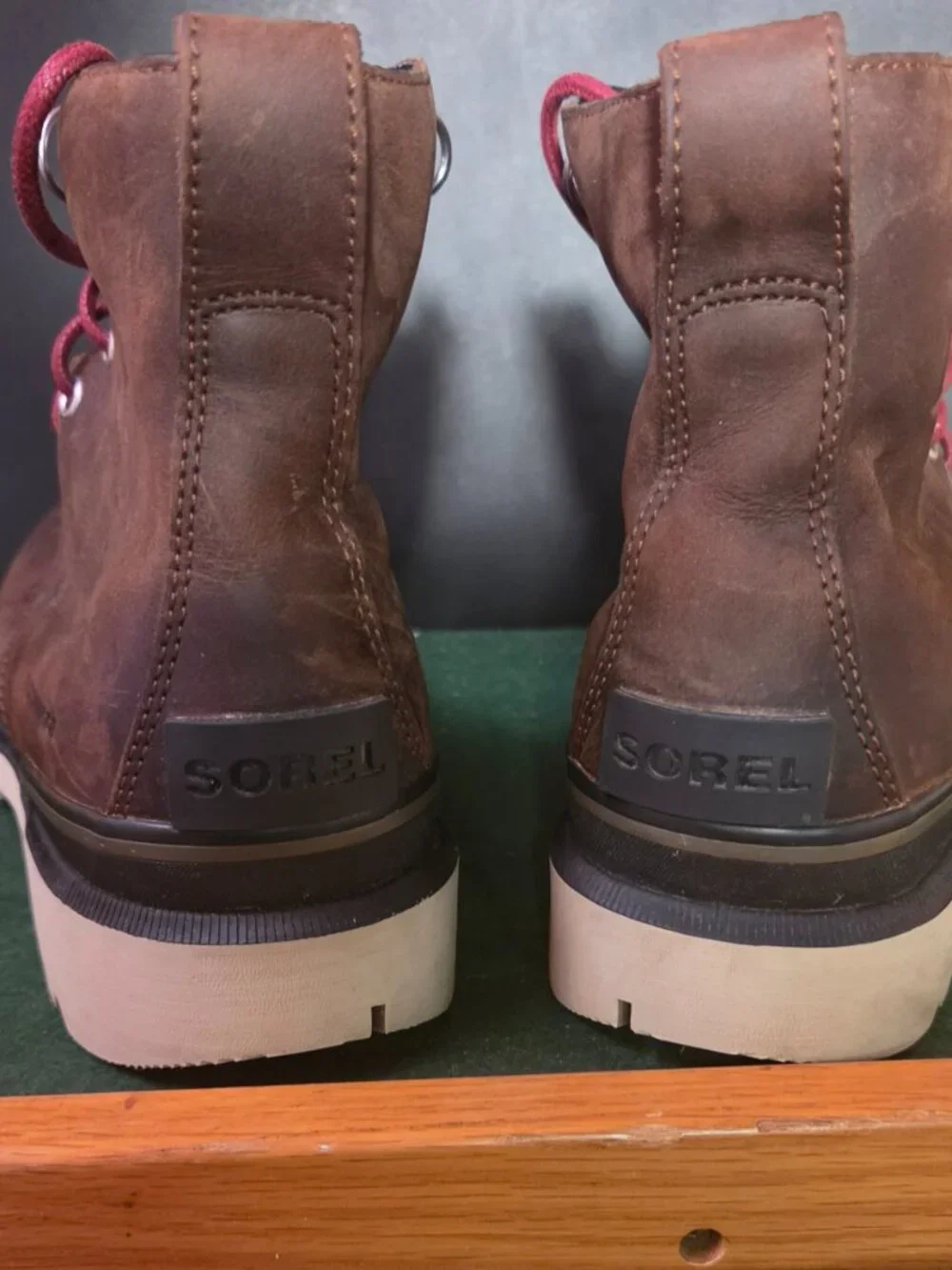 Sorel boot weathered